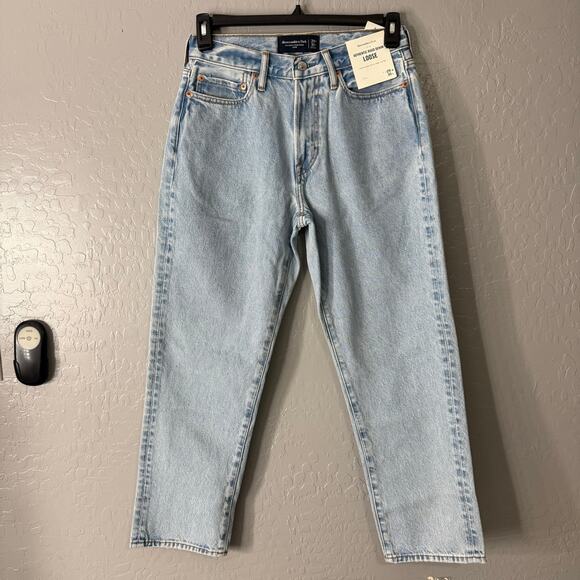 Abercrombie and Fitch Authentic Rigid Denim Loose Jeans, Blue, 29x30 - Picture 1 of 6
